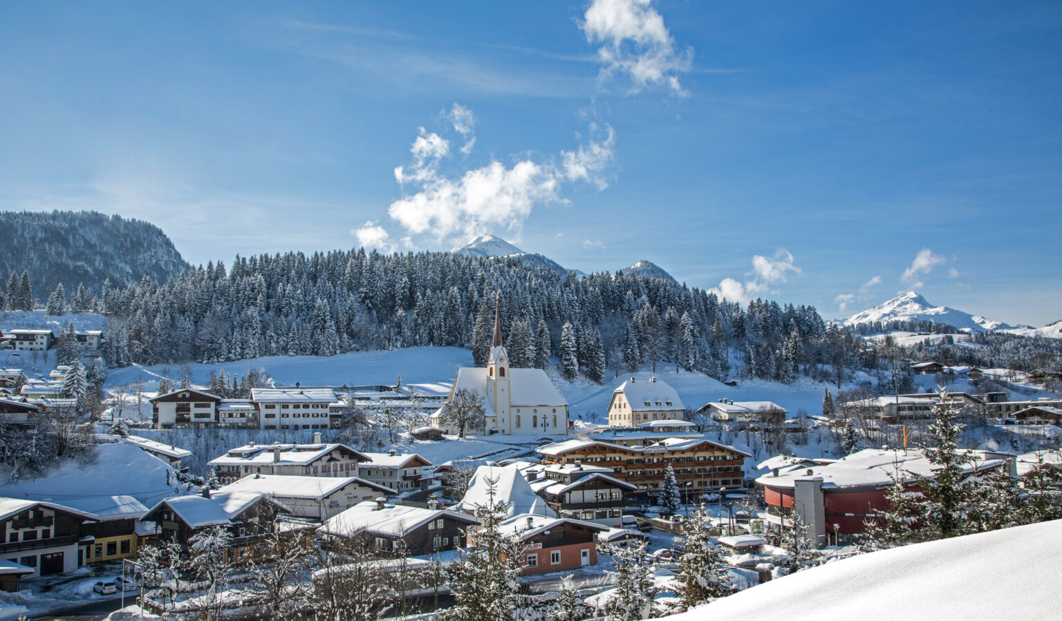 Fieberbrunn im Winter: Ein idyllischer Ort im Schnee