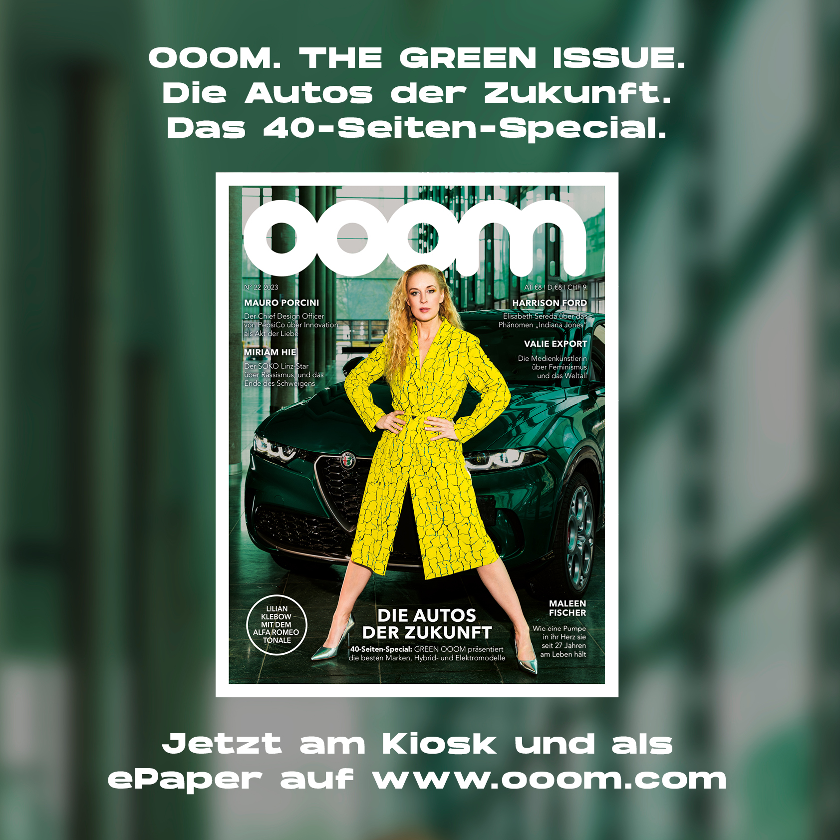 GREEN OOOM 22-2023 mit Lilian Klebow auf dem Cover