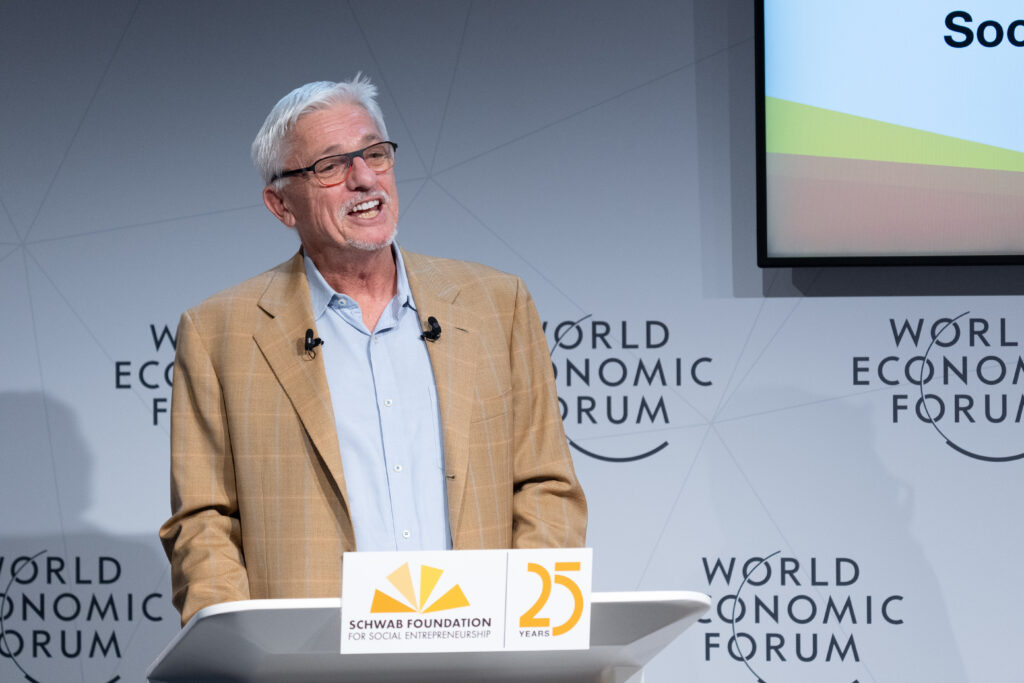 Charly Kleissner 2023 beim World Economic Forum in Davos (Foto: World Economic Forum/ Greg Beadle)