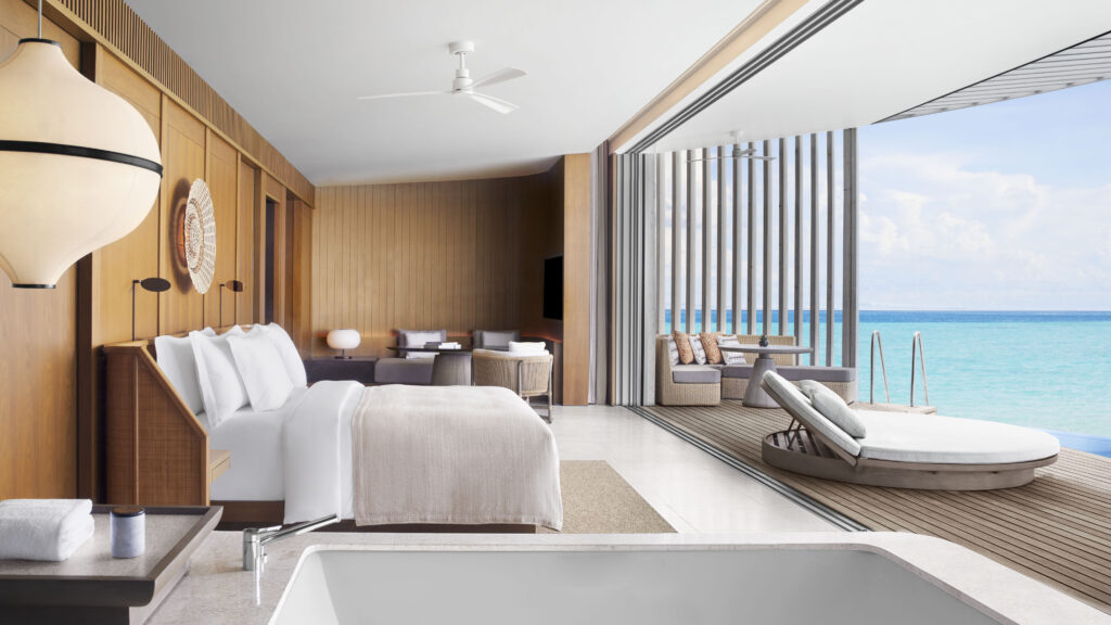 Was für ein Ausblick: Eine Meeresvilla im The Ritz-Carlton Maldives