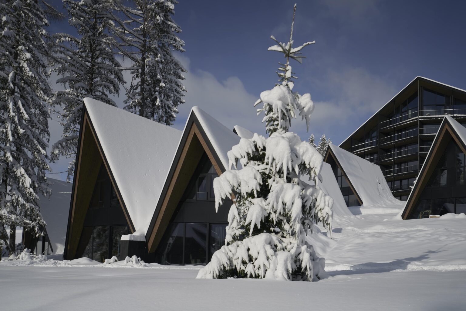 Das TRIFORÊT alpin.resort in Hinterstoder: Luxuriöse Chalets und Privacy mitten am Berg