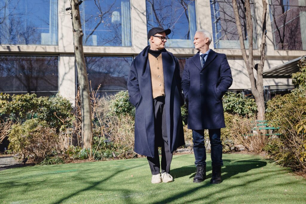 Hans Ulrich Obrist und Klaus Biesenbach (Foto: CALL/Sara Naomi Lewkowicz)