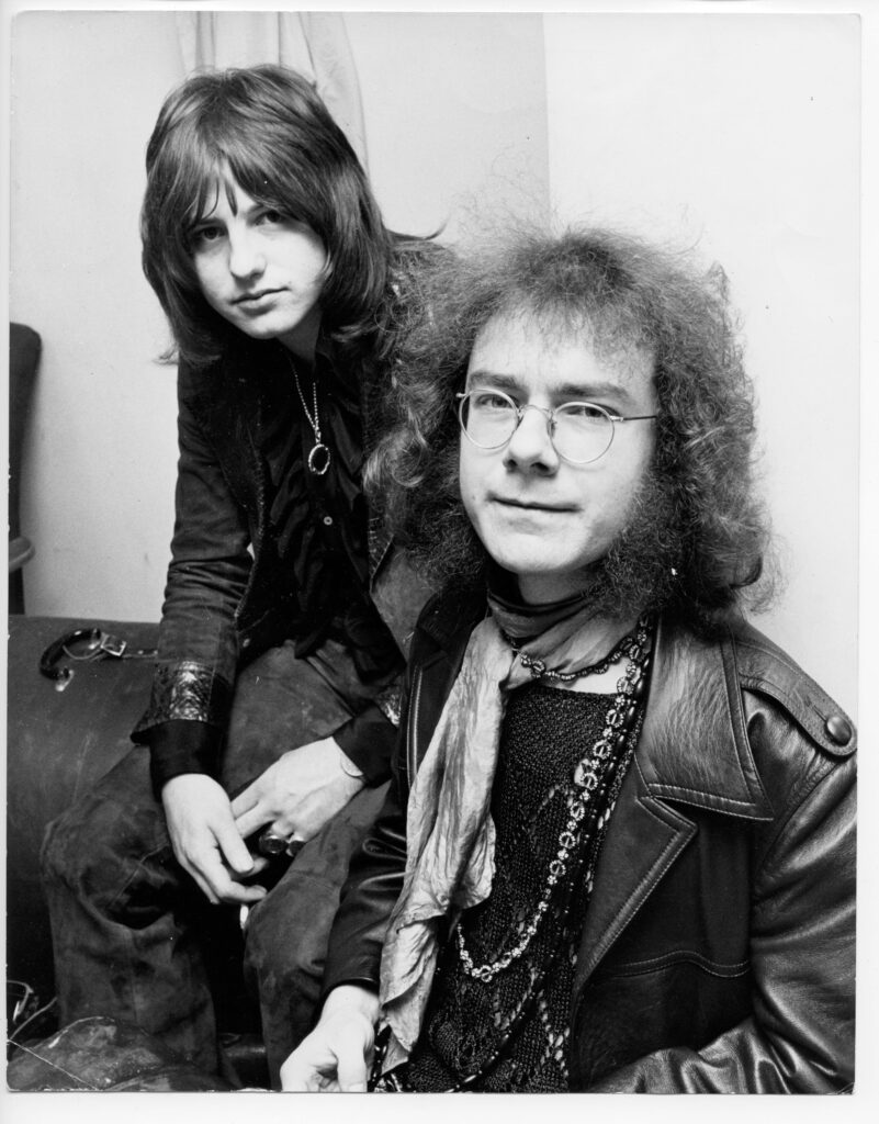 1970 mit Greg Lake (l., später Emerson, Lake & Palmer, Foto: BBC)