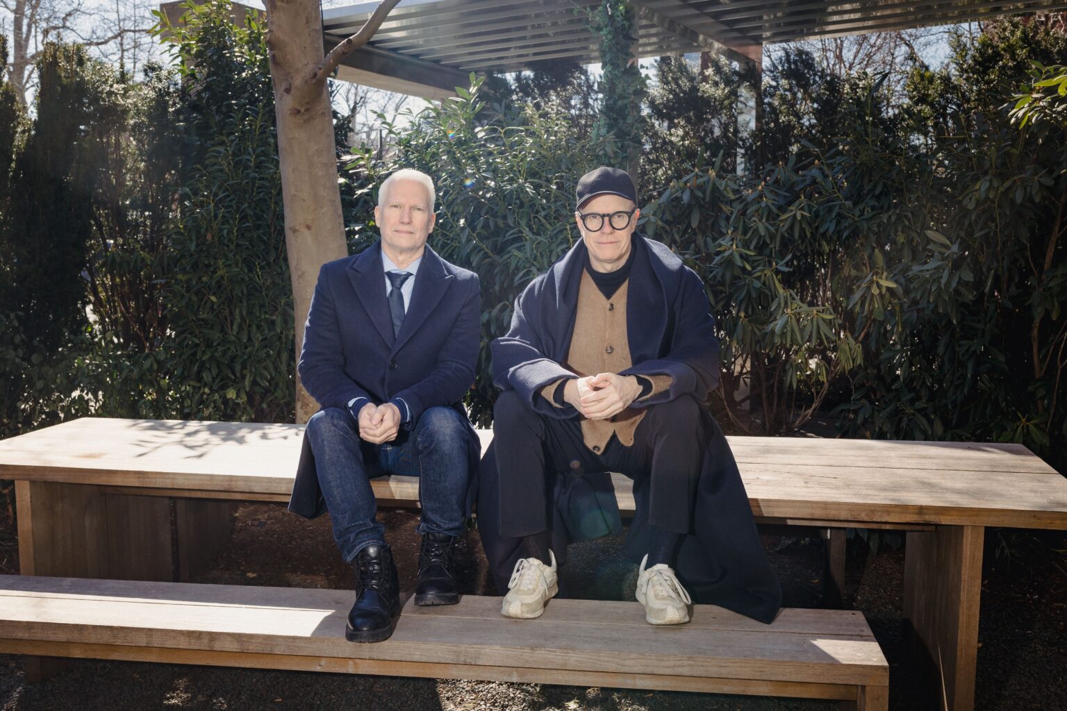 Klaus Biesenbach & Hans Ulrich Obrist im CALL Talk: Begegnung auf Schienen (Foto: CALL)