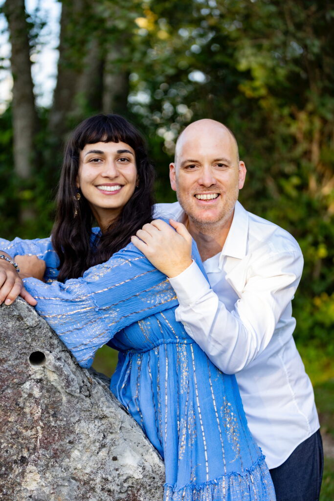 Da war die Welt noch in Ordnung: Anahita und Lars Amend (Foto: Lars Amend privat)