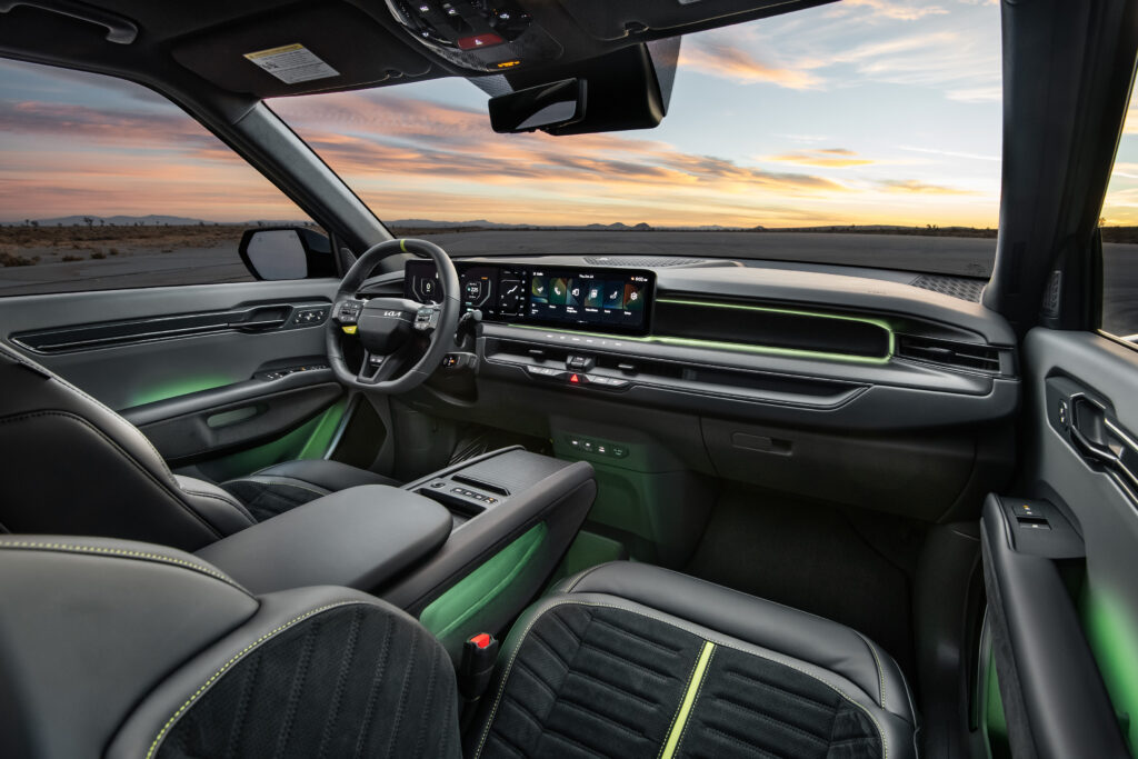 Perfekt designtes 
Cockpit im EV9 GT (Foto: Kia)