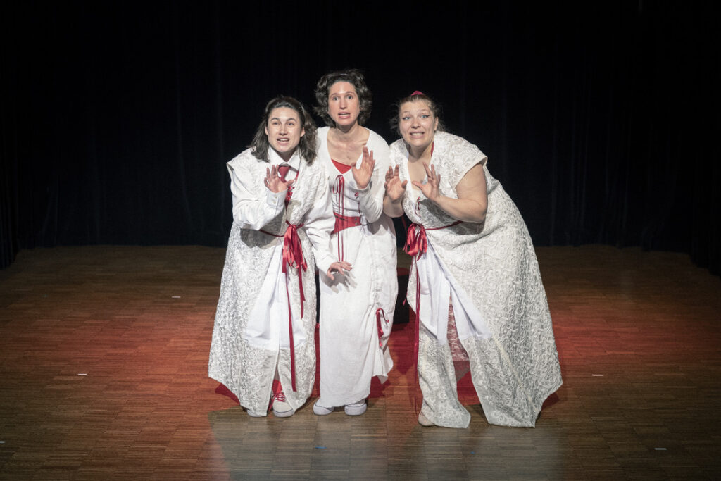 Empfehlenswert: "Ungeregelt" des Wiener Thaterkollektivs Luna Project um Anne-Sophie Delmas (Mitte, Foto: Elena Bieda)