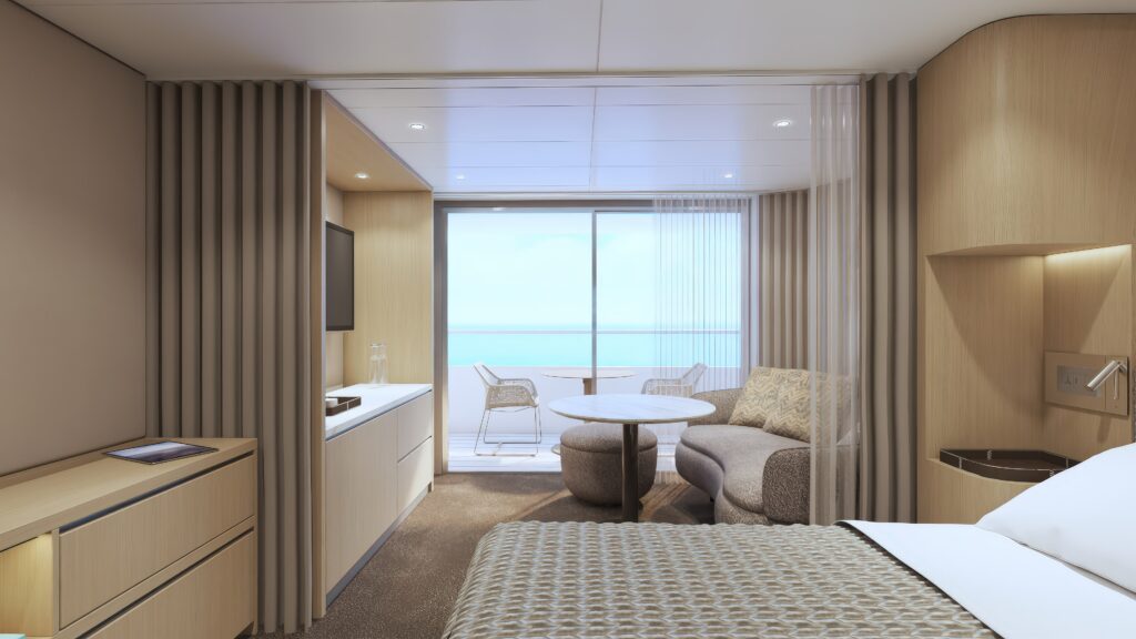 Alle Suiten verfügen über eine private Veranda und großzügige Raumgestaltung