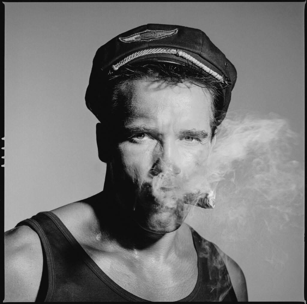 Arnold Schwarzenegger: „Der Wilde“, 1985 (Foto: Greg Gorman/TASCHEN)