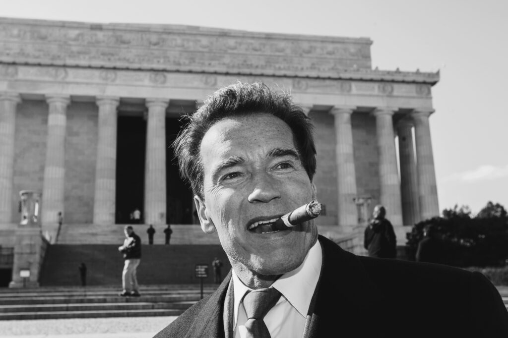 Vor dem Lincoln Memorial, Washington DC, 2009 (Foto: Peter Grigsby/TASCHEN)